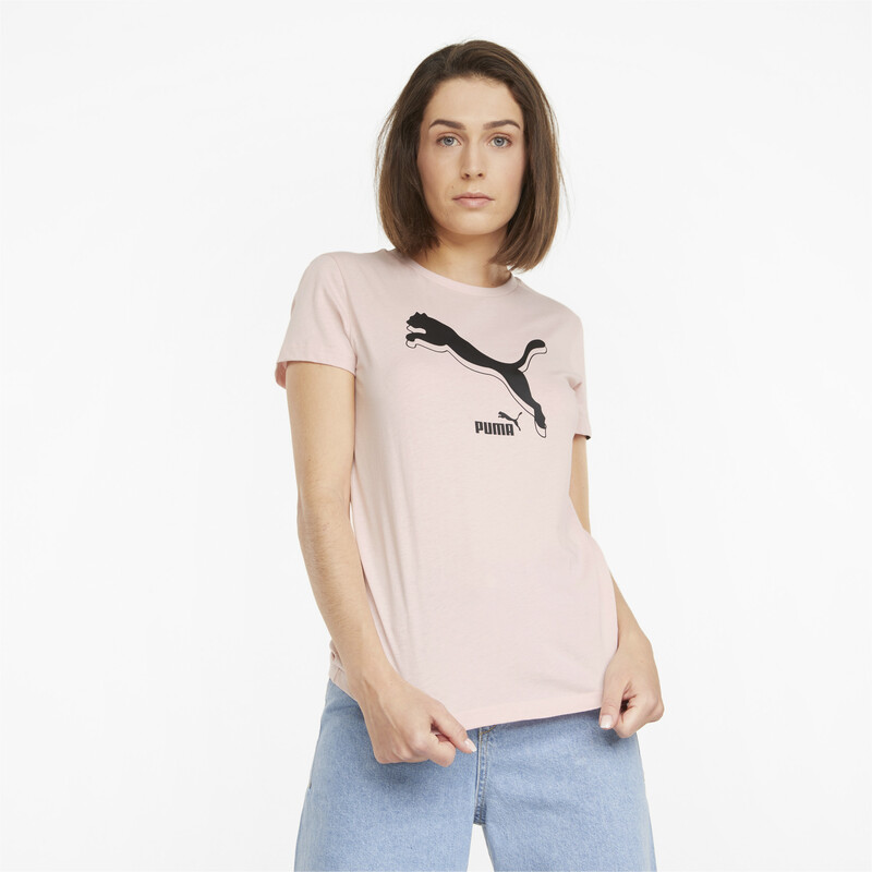 

Women's PUMA POWER Logo Regular Fit T-Shirt, Lotus