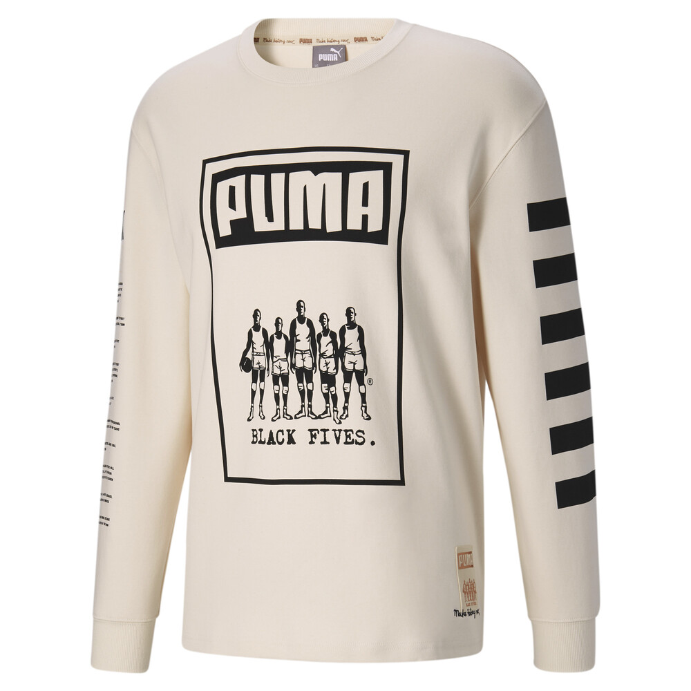 фото Футболка с длинными рукавами black fives long sleeve men’s basketball tee puma