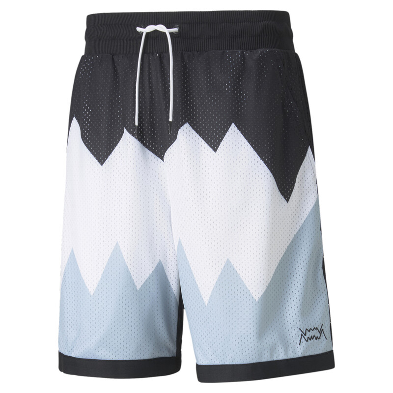 

Men's PUMA Scholarship Regular Fit Basketball Shorts, Black