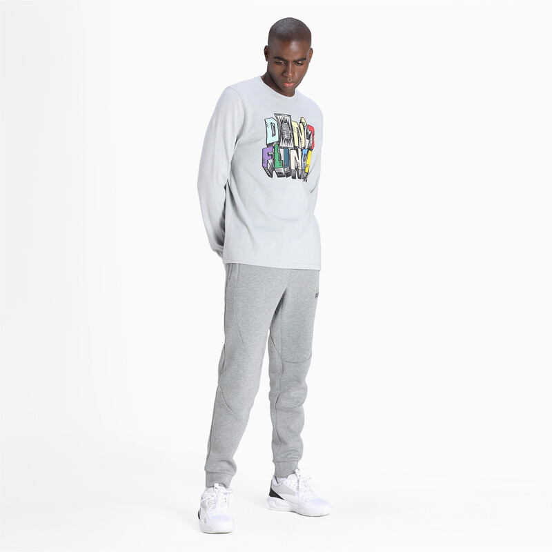 

Men's PUMA Scouted Long Sleeve Regular Fit Basketball T-Shirt