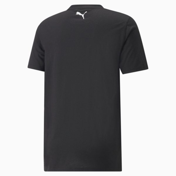 All Tournament Men's Basketball Tee, Puma Black-Puma White, large-ZAF