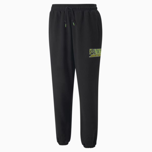 PUMA x SANTA CRUZ Sweatpants, Puma Black, large-ZAF