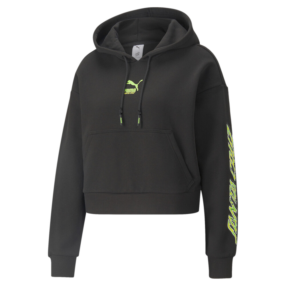 фото Толстовка puma x santa cruz women's cropped hoodie
