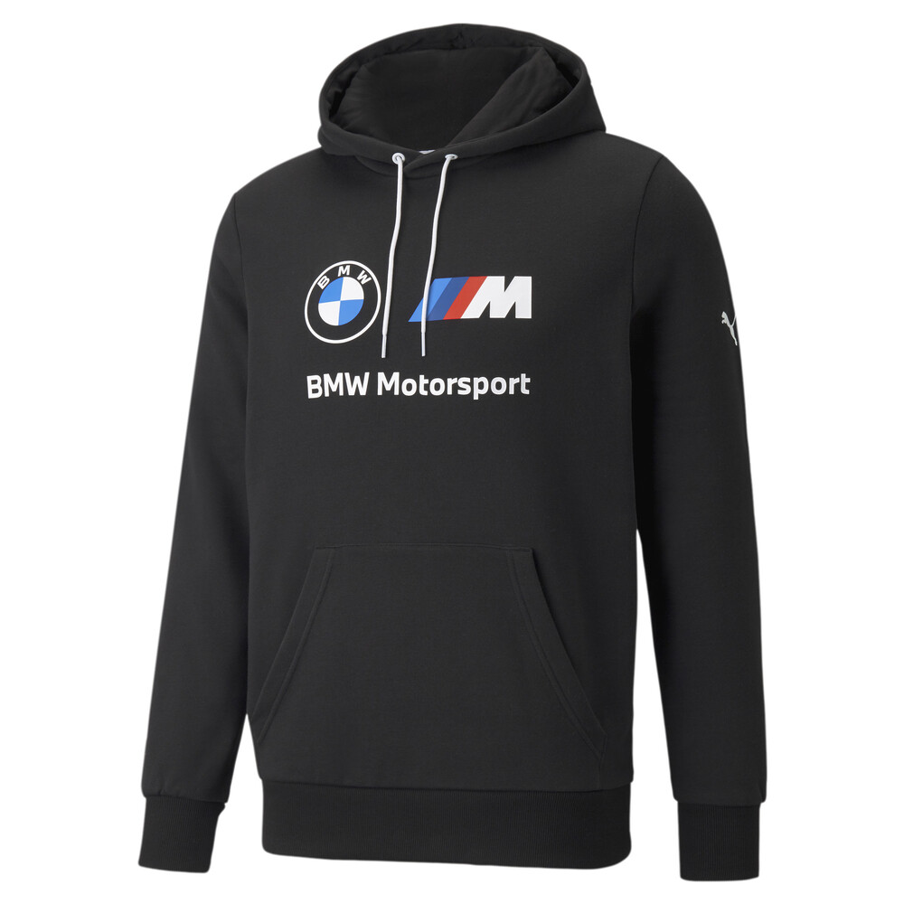 BMW M Motorsport Essentials Fleece Men's Hoodie | Black - PUMA