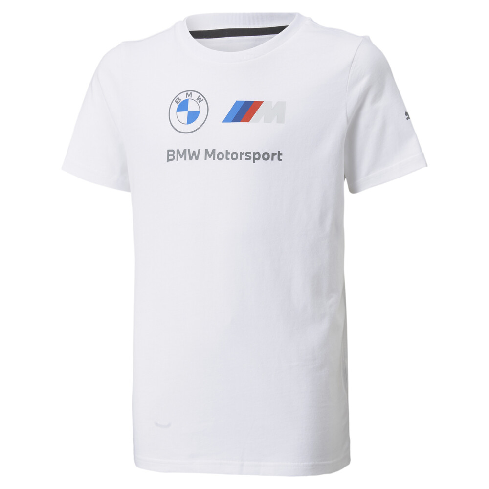 фото Детская футболка bmw m motorsport essentials logo youth tee puma