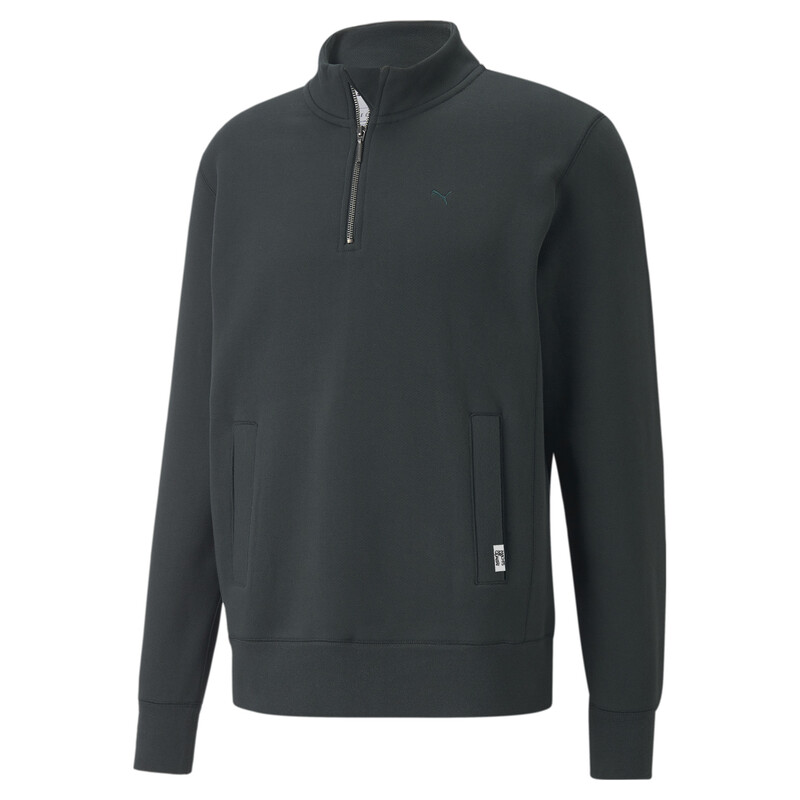 

PUMA MMQ PO Mock Neck Relaxed Fit Sweat Shirt