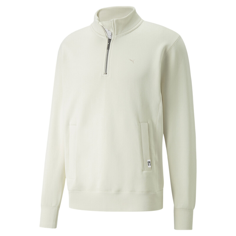 

PUMA MMQ PO Mock Neck Relaxed Fit Sweat Shirt