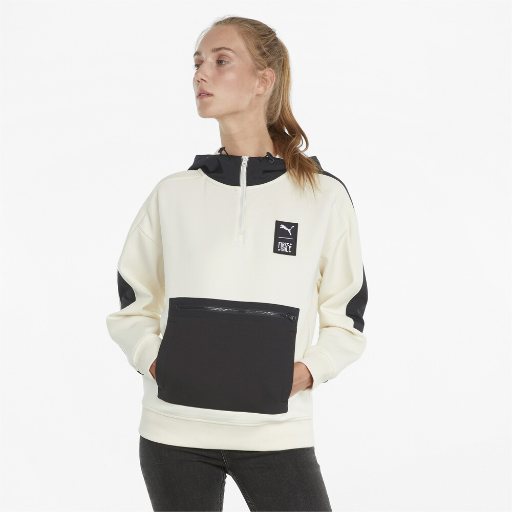 фото Толстовка puma x first mile double knit women's hoodie