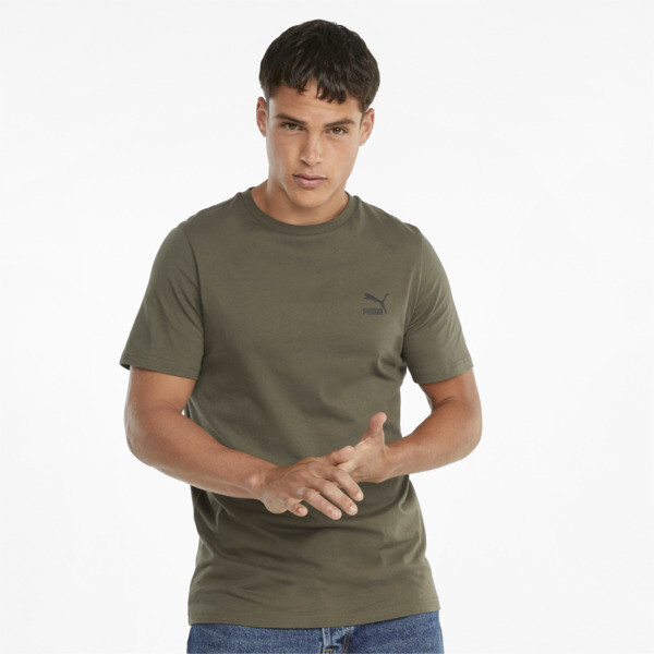Puma Classics Graphics Men's T-Shirt In Grape Leaf, Size S