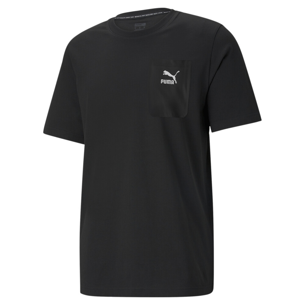 

PUMA - male - Футболка Classics Pocket Men' Tee – Puma Black –, Черный