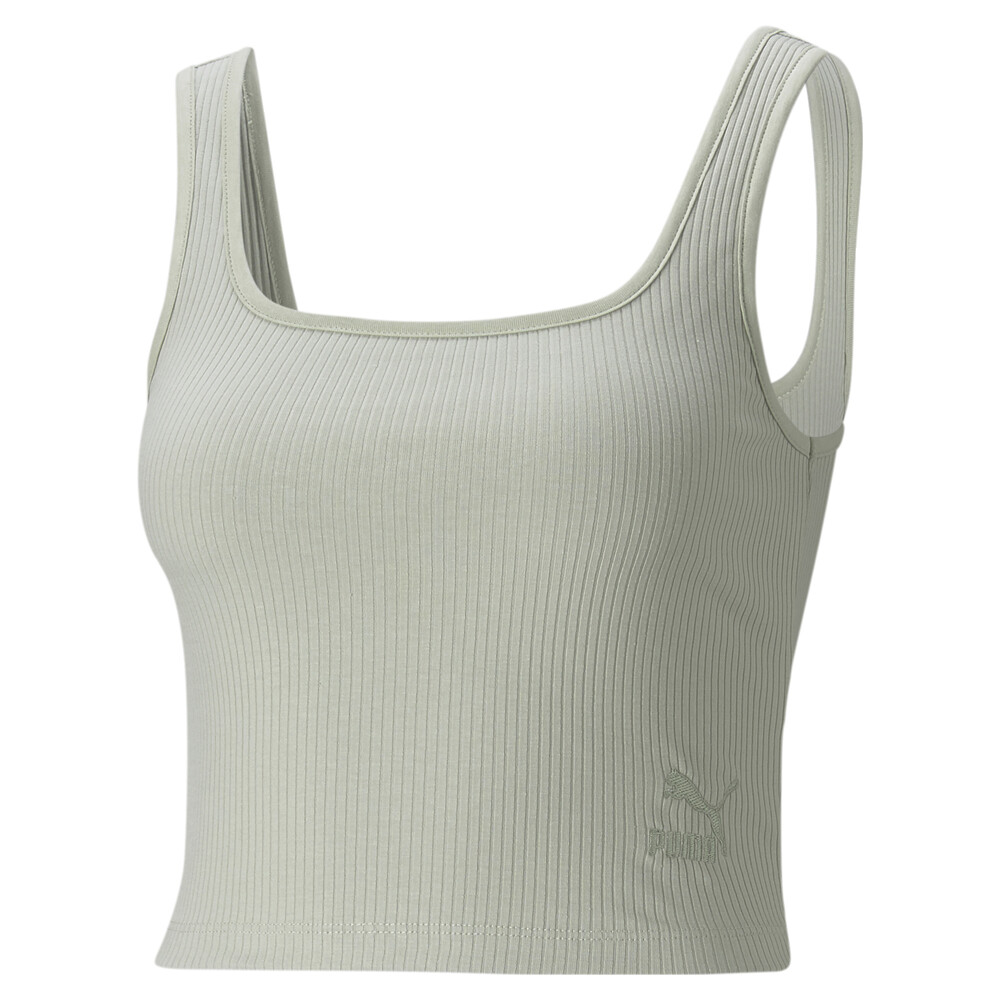 

PUMA - female - Топ Classics Ribbed Women' Bralette – Desert Sage –, Красный