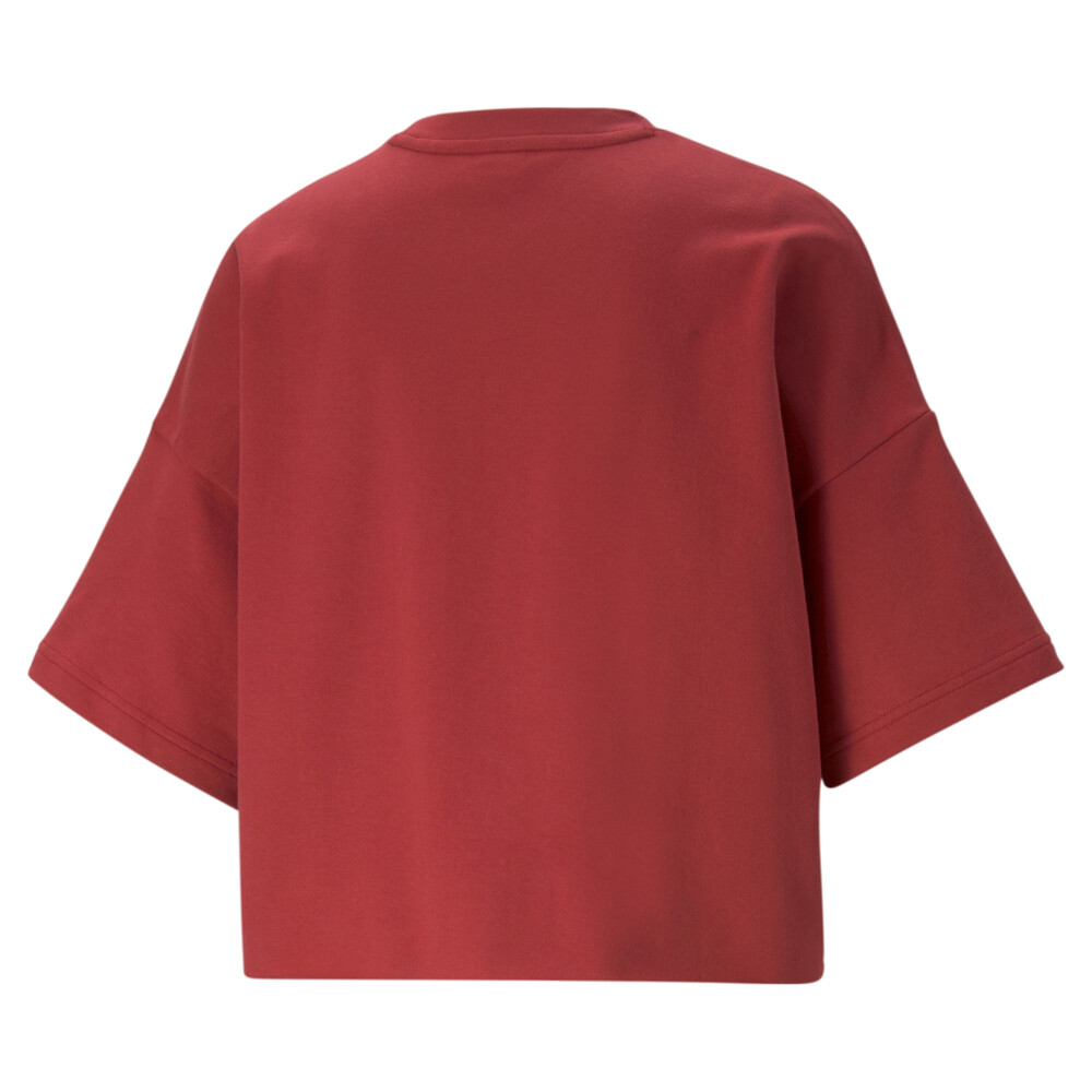 

PUMA - female - Футболка Classics Raw Edge Crew Women' Tee – American Beauty –, Серый