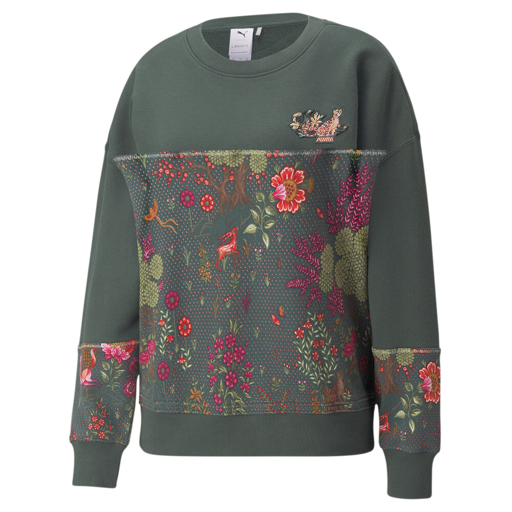 фото Толстовка puma x liberty printed crew neck women's sweatshirt
