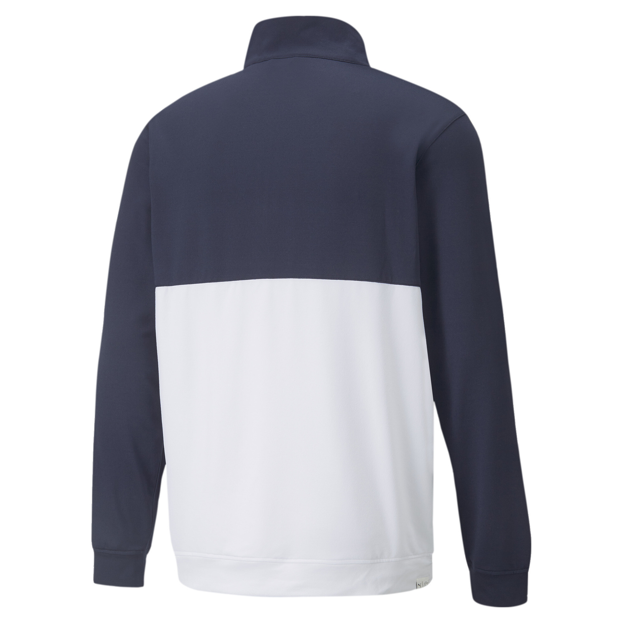 Men's Puma Gamer Colourblock Quarter-Zipâs Golf Pullover Top, Blue, Size XL, Clothing