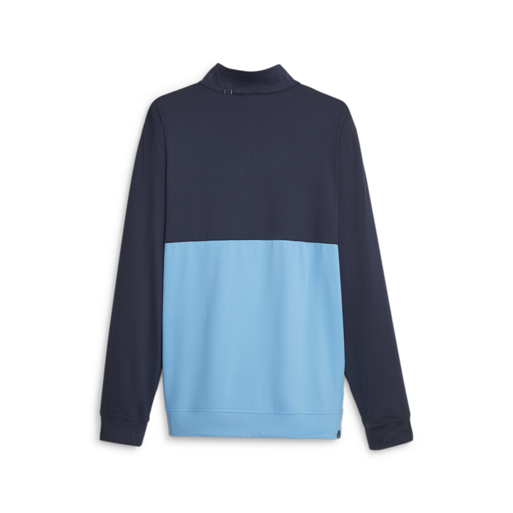 Men's Puma Gamer Colourblock Quarter-Zipâs Golf Pullover Top, Blue, Size 4XL, Clothing