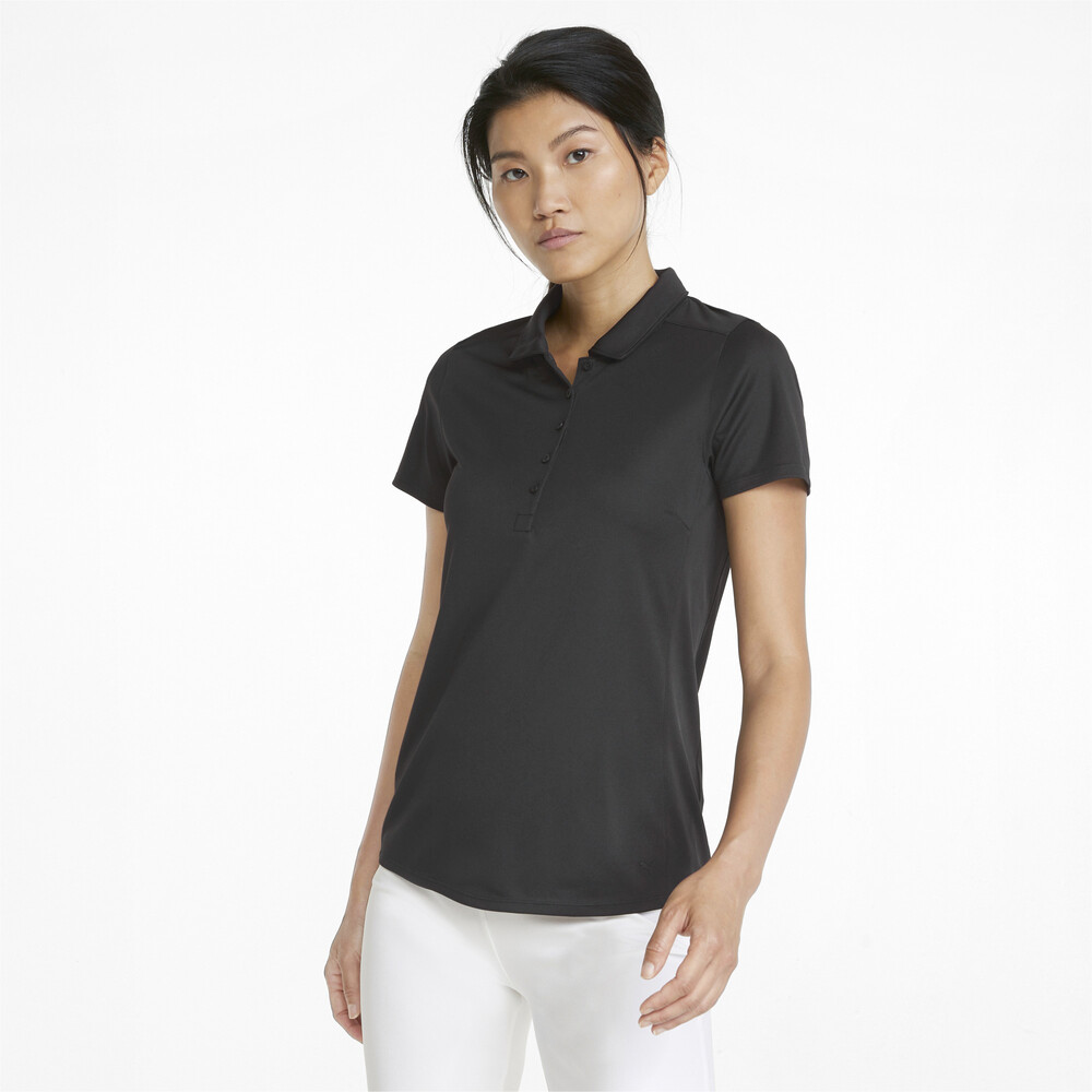 Gamer Women's Golf Polo Shirt | Black - PUMA