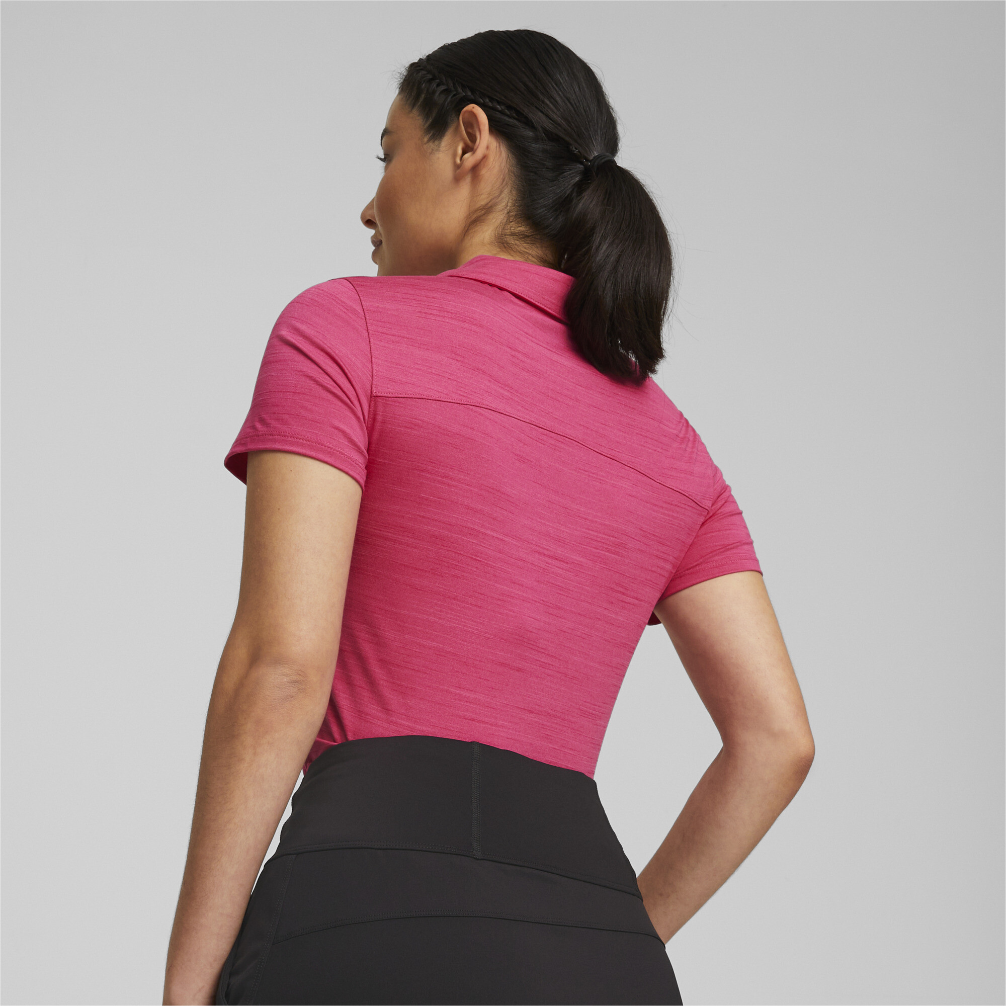 Women's Puma CLOUDSPUN Coast's Golf Polo T-Shirt, Pink T-Shirt, Size XXL T-Shirt, Clothing