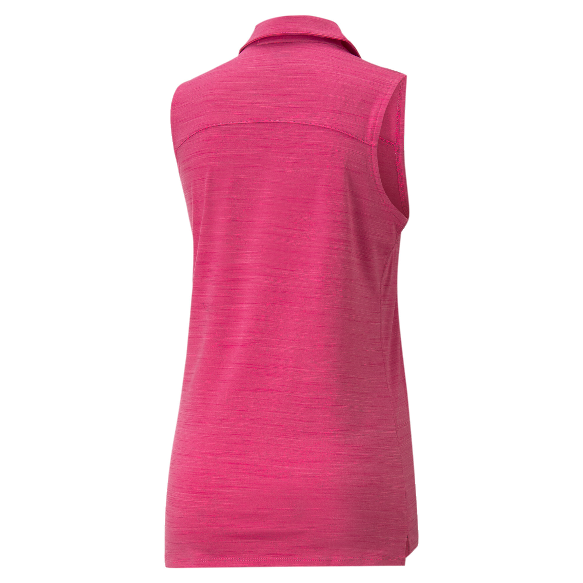 Women's Puma CLOUDSPUN Coast Sleeveless's Golf Polo T-Shirt, Pink T-Shirt, Size L T-Shirt, Clothing