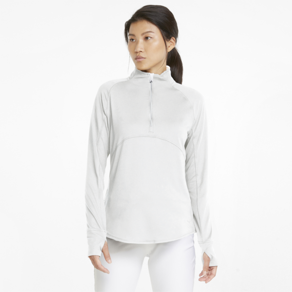 Gamer Quarter-Zip Golf Pullover Women, Bright White, large-ZAF