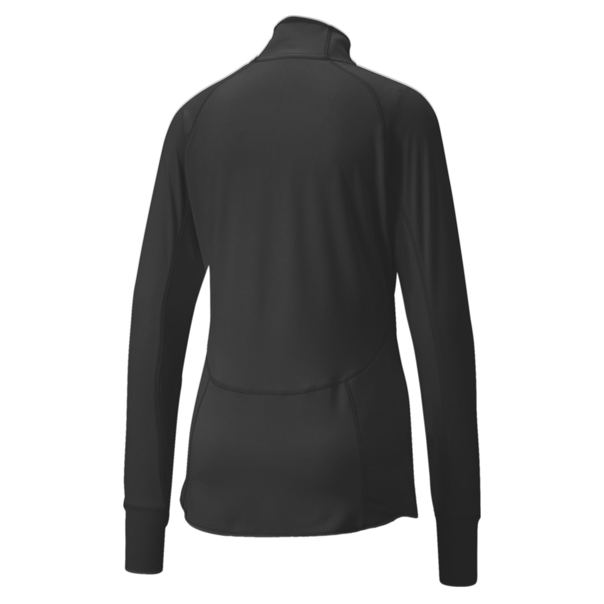 Women's Puma Gamer Quarter-Zip's Golf Pullover Top, Black, Size XS, Clothing