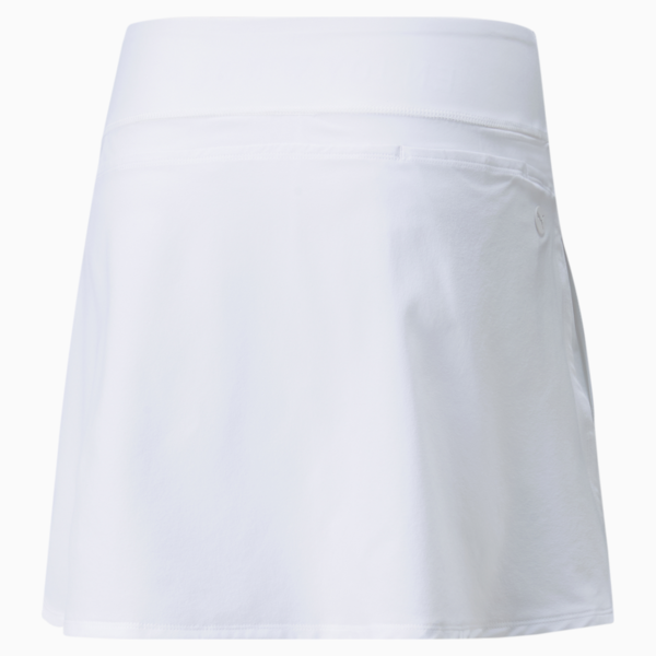 PWRSHAPE Solid Women's Golf Skirt, Bright White, large-ZAF