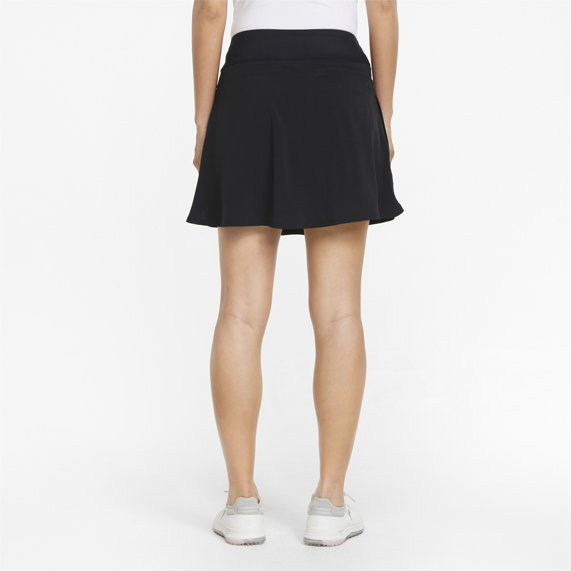Women's Puma PWRSHAPE Solid's Golf Skirt, Black, Size L/S, Clothing