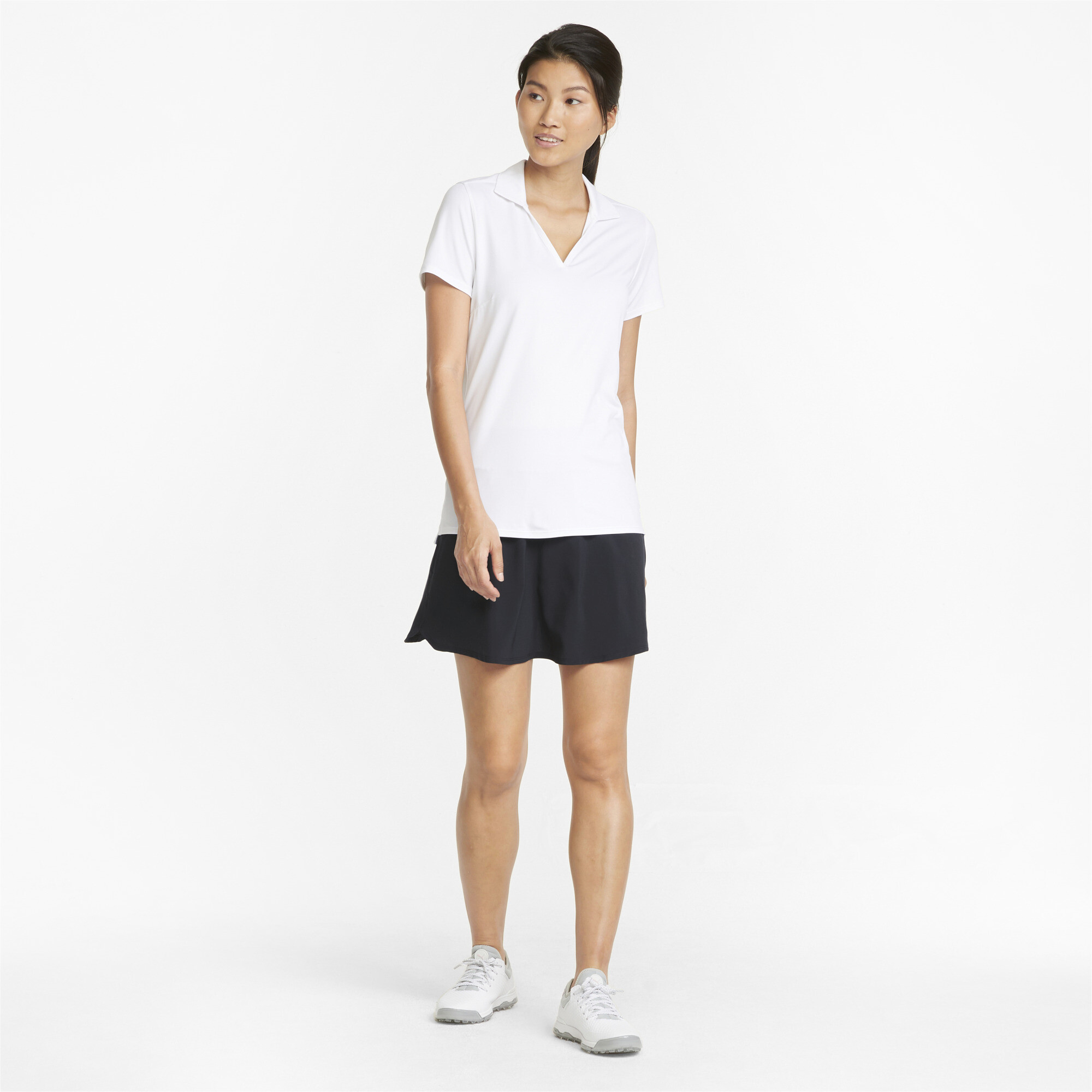 Women's Puma PWRSHAPE Solid's Golf Skirt, Black, Size L/S, Clothing