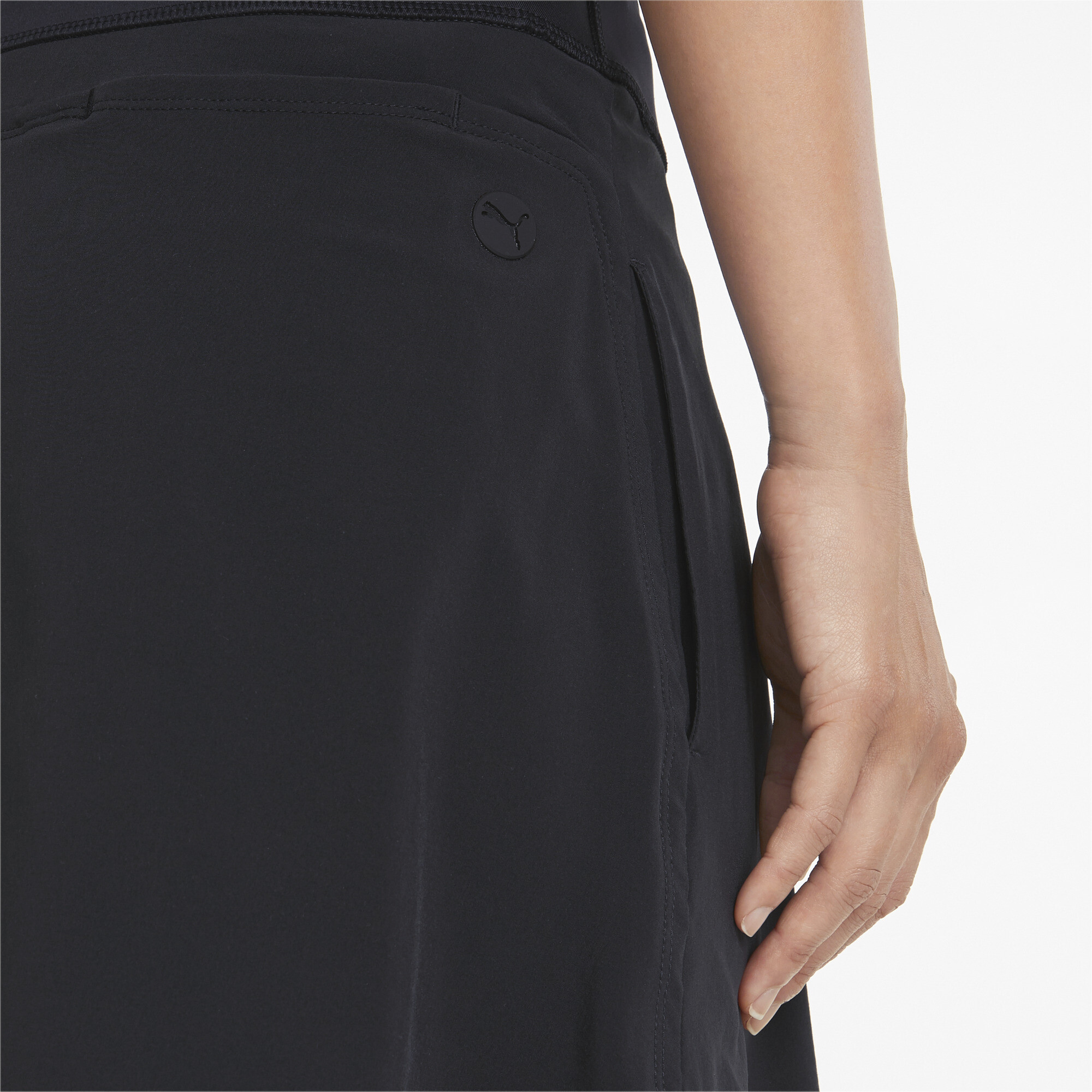 Women's Puma PWRSHAPE Solid's Golf Skirt, Black, Size XS, Clothing