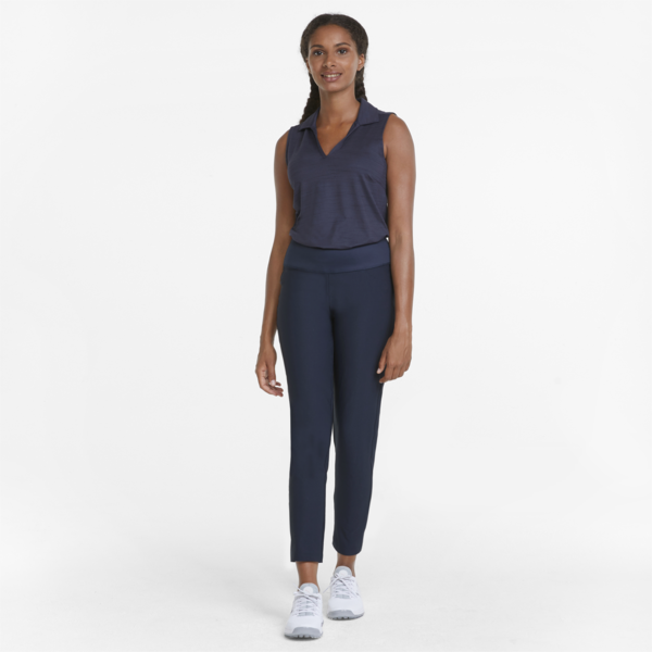 PWRSHAPE Woven Women's Golf Pants, Navy Blazer, large-ZAF