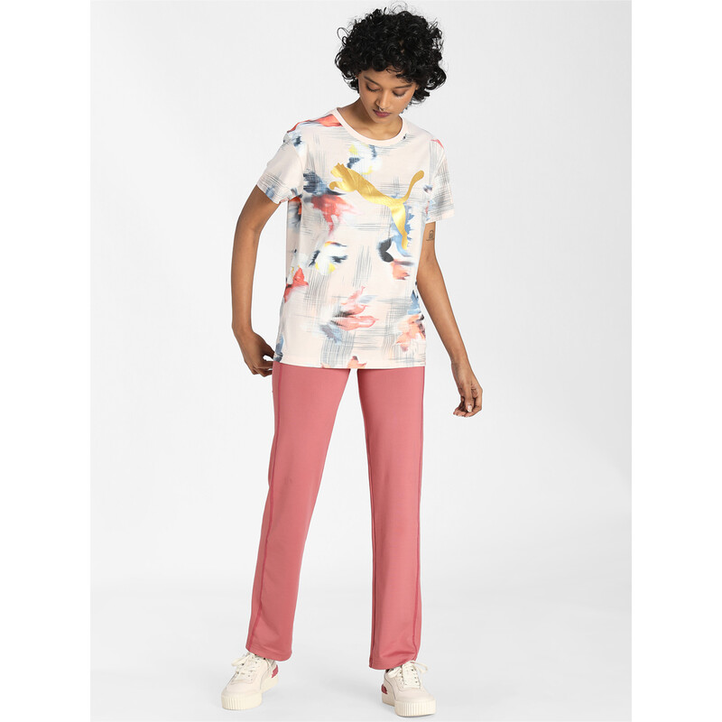 

Women's PUMA Printed Relaxed Fit T-Shirt, Pink