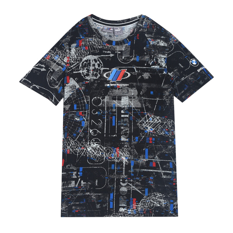 

PUMA BMW M Motorsport Street AOP Kid's T-Shirt, Black