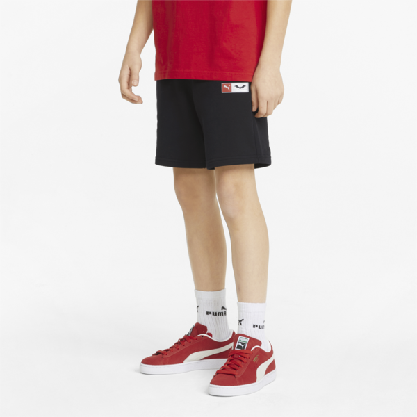 PUMA x BATMAN Youth Shorts, Puma Black, large-ZAF