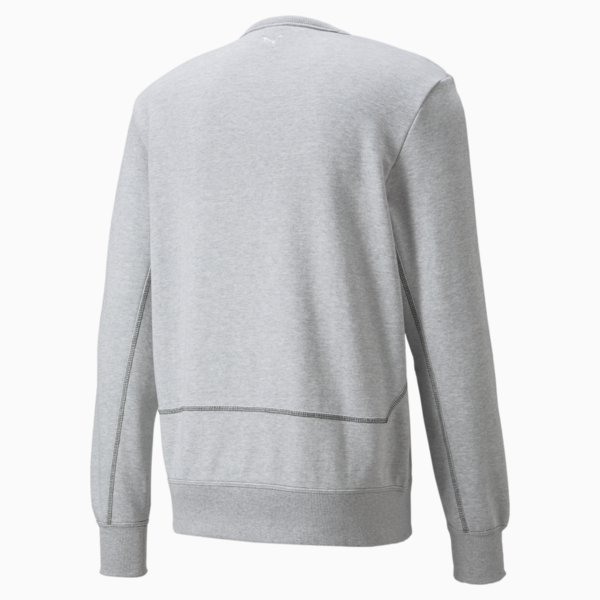 Pivot Crew EMB Basketball Pullover Men, Light Gray Heather, large-ZAF