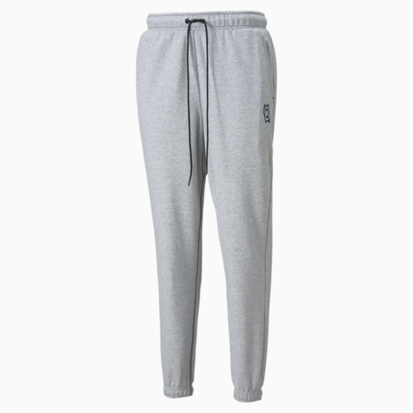 Pivot EMB Men's Basketball Sweatpants, Light Gray Heather, large-ZAF