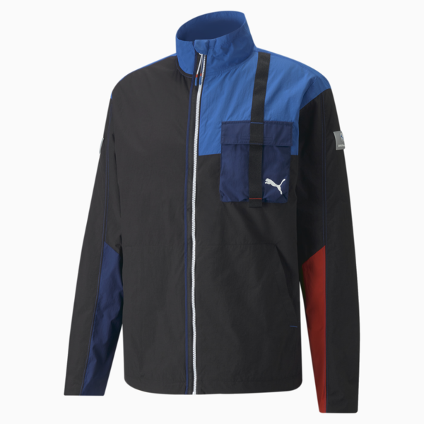 BMW M Motorsport Statement Woven Men's Jacket, Puma Black-M Color, large-ZAF