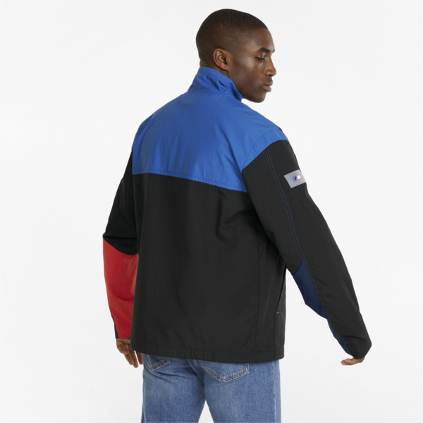 BMW M Motorsport Statement Woven Men's Jacket, Puma Black-M Color, large-ZAF