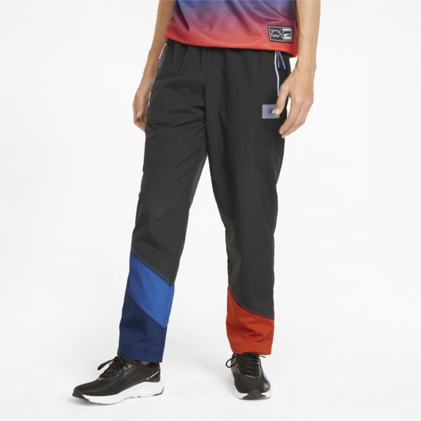 BMW M Motorsport Statement Woven Men's Pants, Puma Black-M Color, large-ZAF