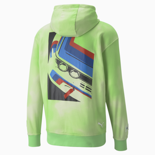 BMW M Motorsport Statement Men's Hoodie, Paradise Green, large-ZAF