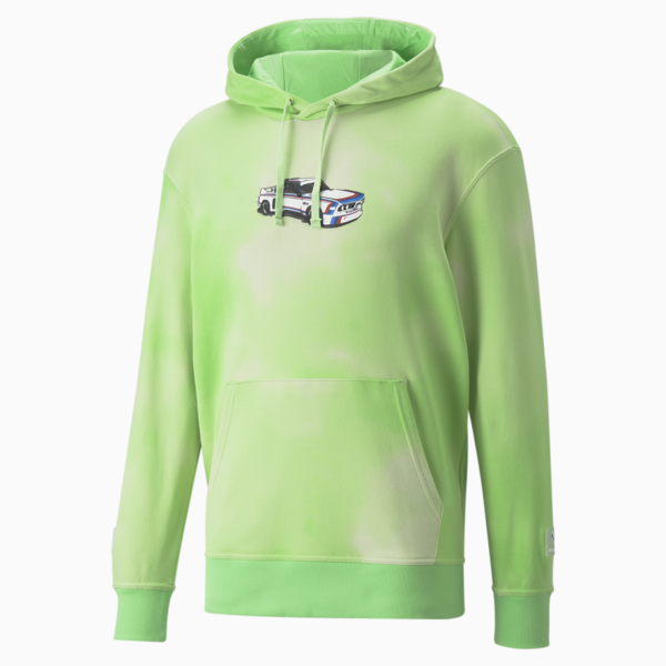 BMW M Motorsport Statement Men's Hoodie, Paradise Green, large-ZAF