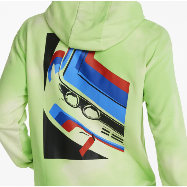 BMW M Motorsport Statement Men's Hoodie, Paradise Green, large-ZAF