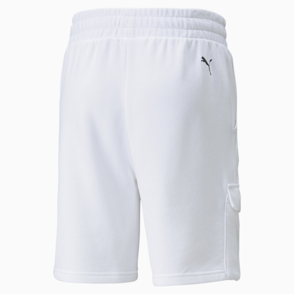 BMW M Motorsport Statement Men's Sweat Shorts, Puma White, large-ZAF
