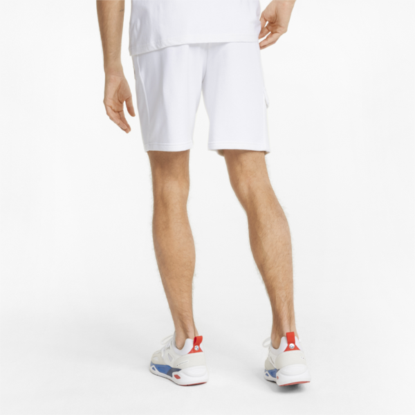 BMW M Motorsport Statement Men's Sweat Shorts, Puma White, large-ZAF