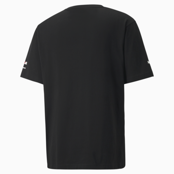BMW M Motorsport Statement Graphic Men's Tee, Cotton Black, large-ZAF