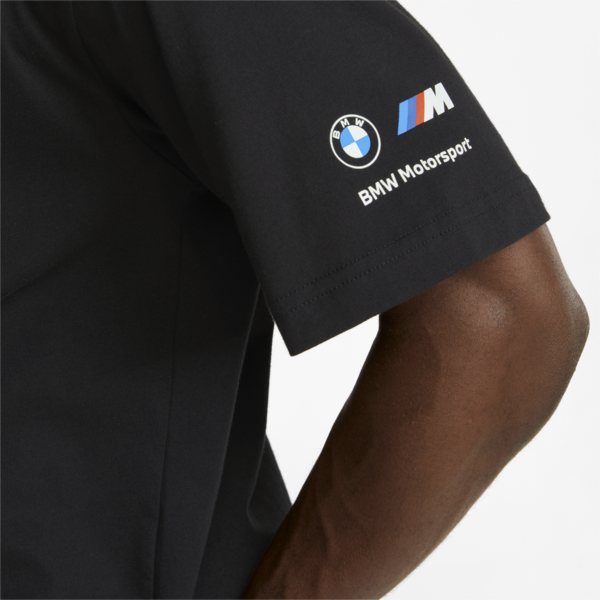 BMW M Motorsport Statement Graphic Men's Tee, Cotton Black, large-ZAF