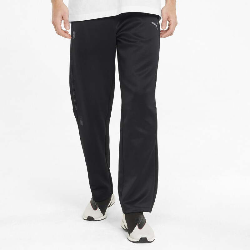 Men's PUMA Scuderia Ferrari Style T7 Track Cotton Pants in Black size S