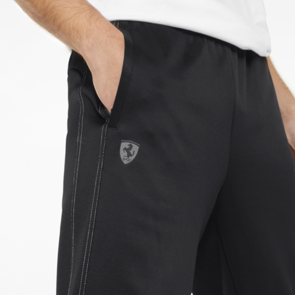 Scuderia Ferrari Style T7 Men's Track Pants, Puma Black, large-ZAF