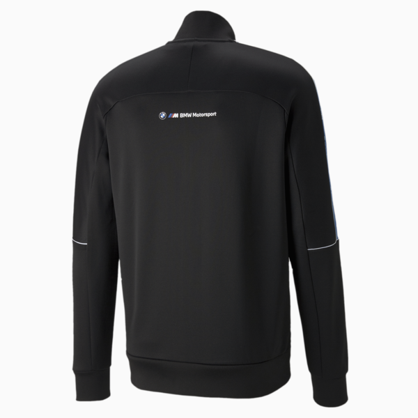 BMW M Motorsport T7 Men's Track Jacket, Puma Black-M color, large-ZAF