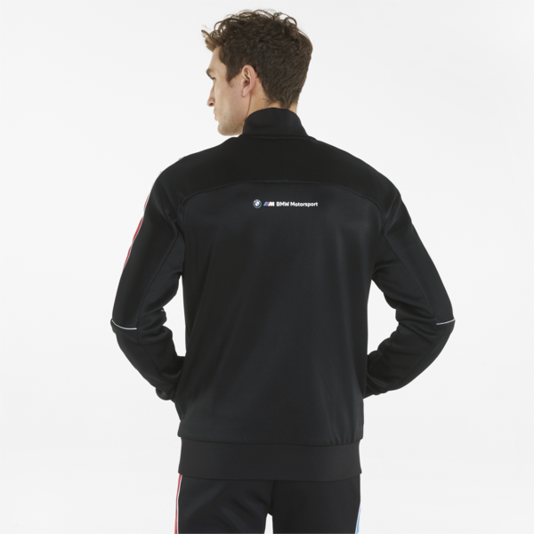 BMW M Motorsport T7 Men's Track Jacket, Puma Black-M color, large-ZAF