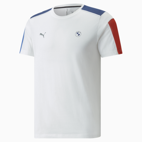 BMW M Motorsport T7 Men's Tee, Puma White, large-ZAF