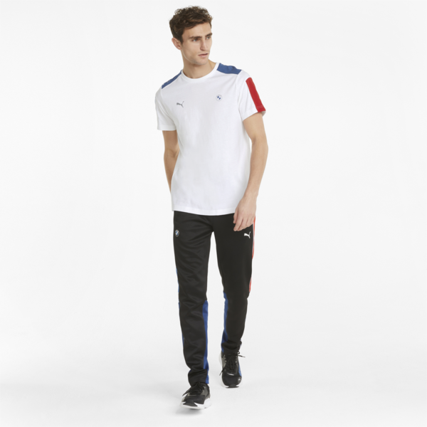 BMW M Motorsport T7 Men's Tee, Puma White, large-ZAF